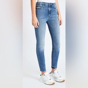 MOTHER Skinny Jeans with Faded Effect